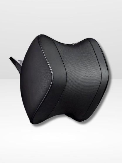 Cuscino per Sedile Auto in Pelle con Poggiatesta Regolabile