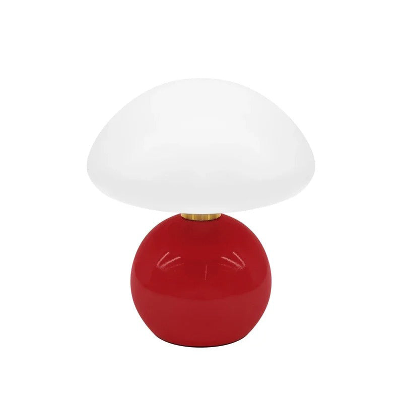 Lampada da Comodino Elegante in Vetro