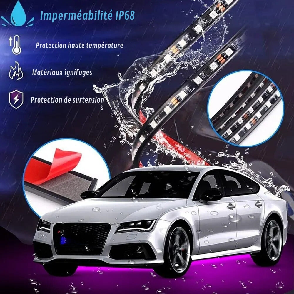 Lampada LED Sotto Auto Design Futuristico