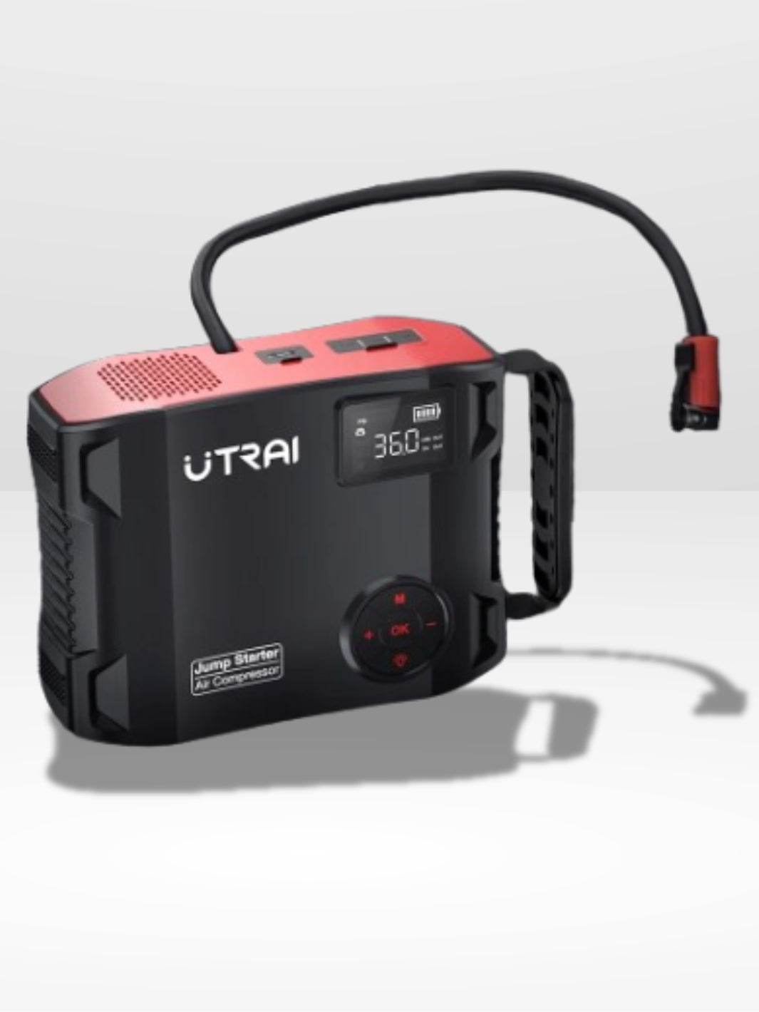 Gonfiatore Pneumatici 4 in 1 Compatto e Pratico