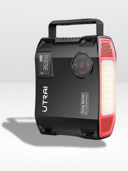 Gonfiatore Pneumatici 4 in 1 Compatto e Pratico