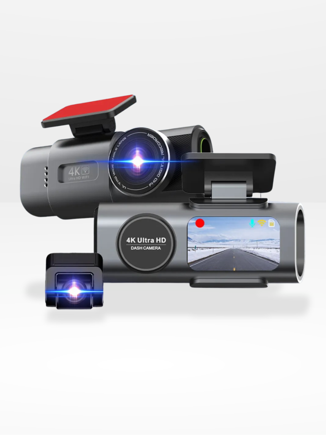 Telecamera Auto 4K Full HD con Registrazione Continua