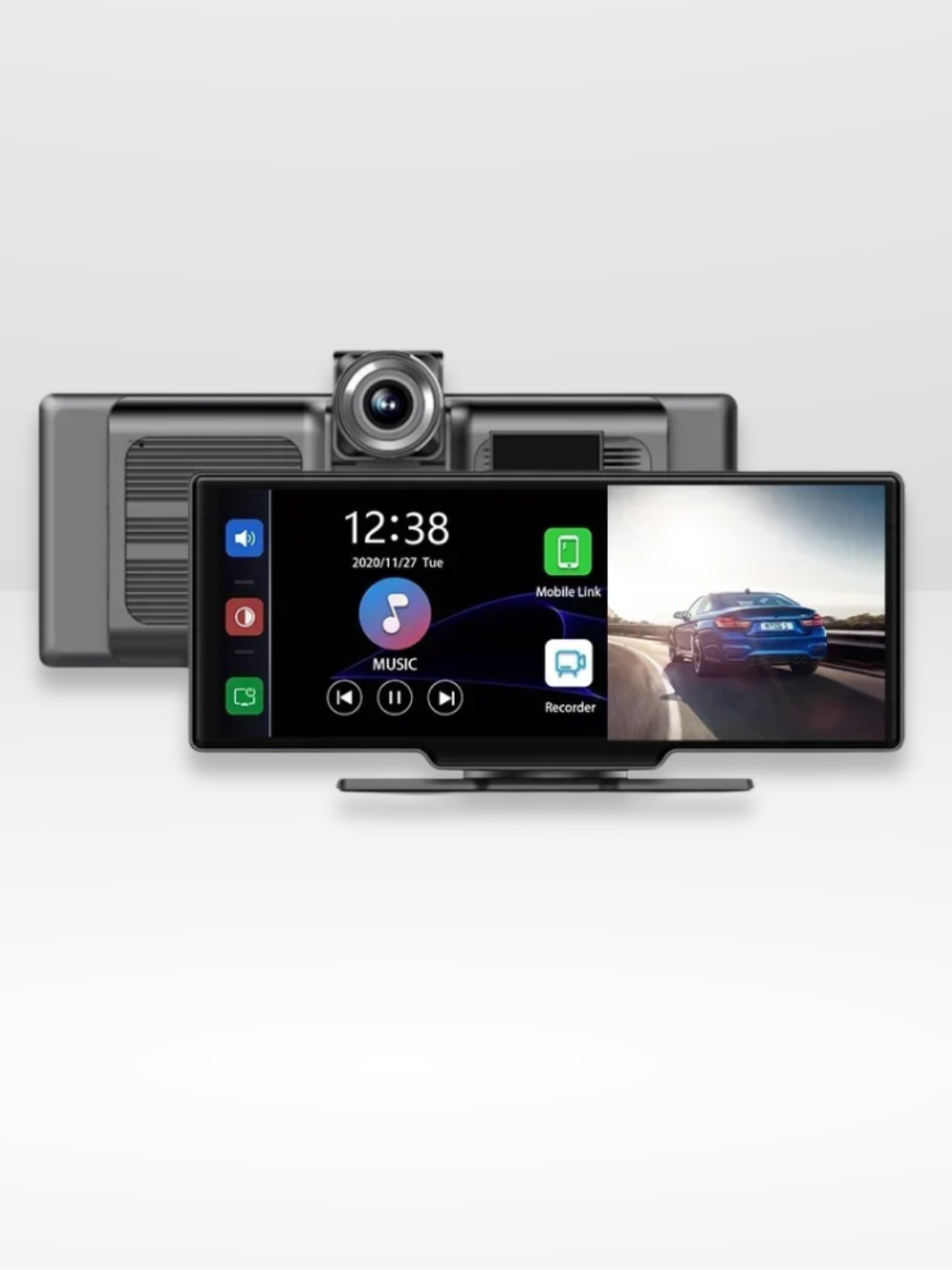 Schermo di Navigazione CarPlay con Telecamera Posteriore Integrata