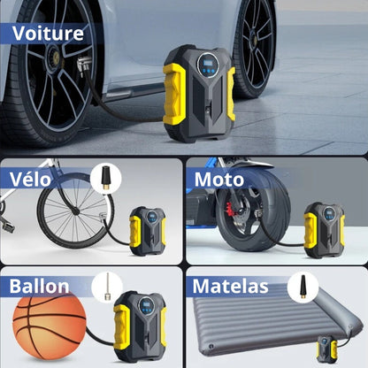 Compressore Pneumatici Portatile e Silenzioso