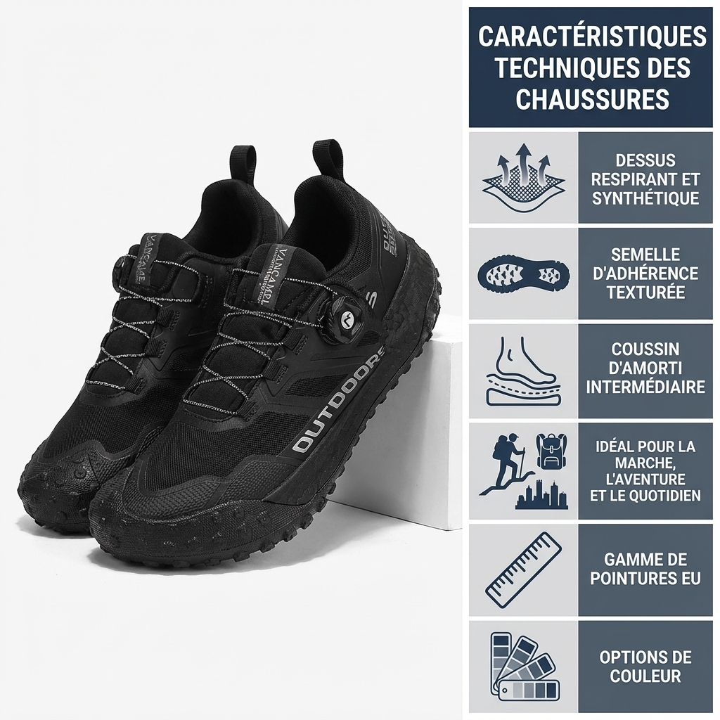 Marcherelle™ – Scarpe da Trekking Leggere e Antiscivolo