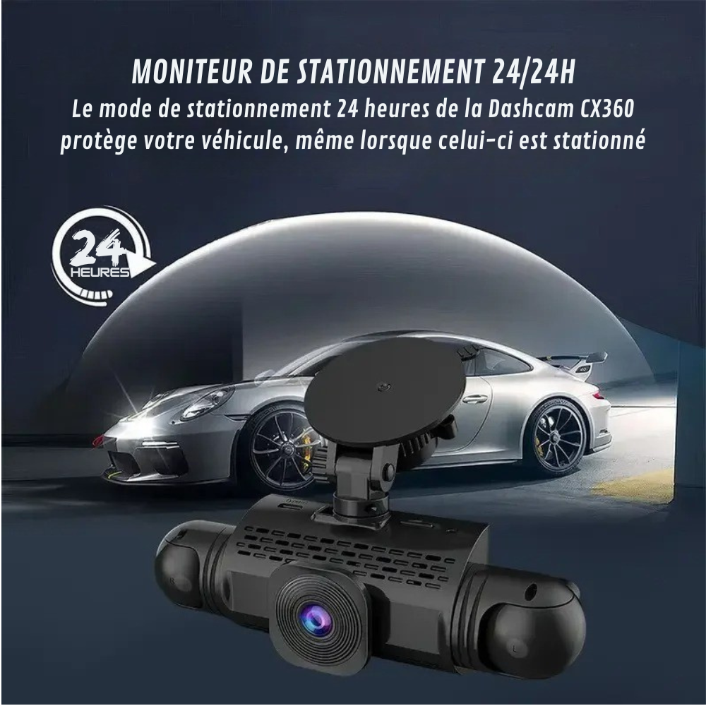 Telecamera Auto 360° con Registrazione Video