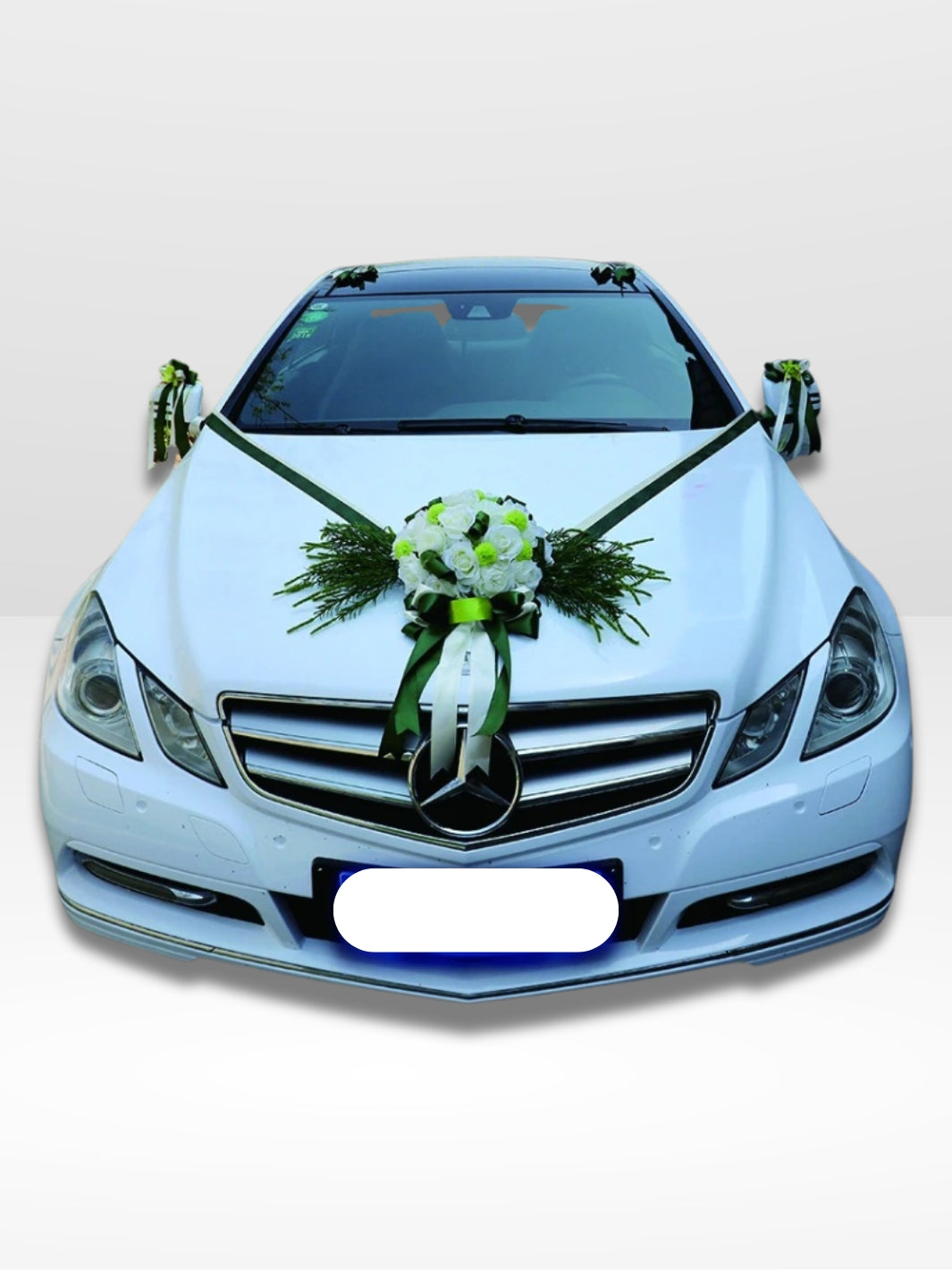 Ghirlanda da Matrimonio per Auto Romantica