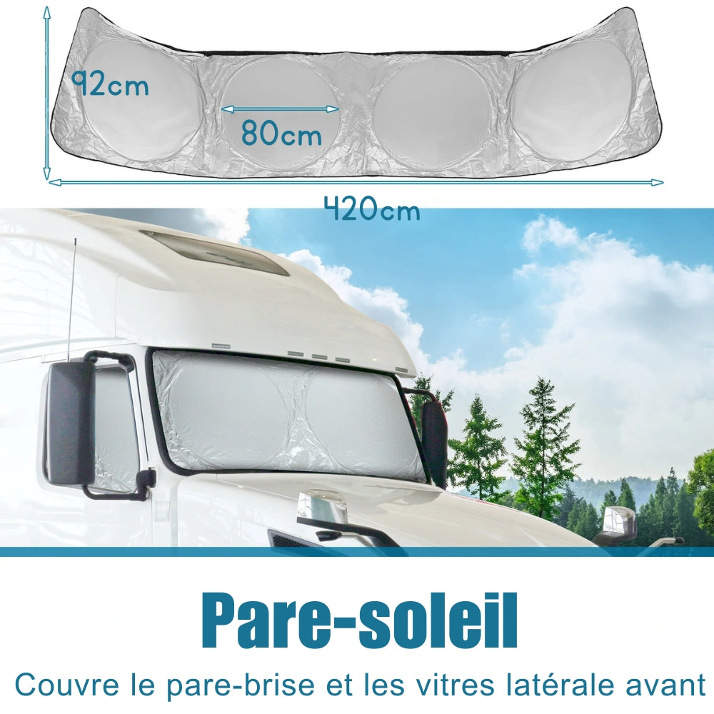 Tenda parasole per tetto camper anti-UV per auto