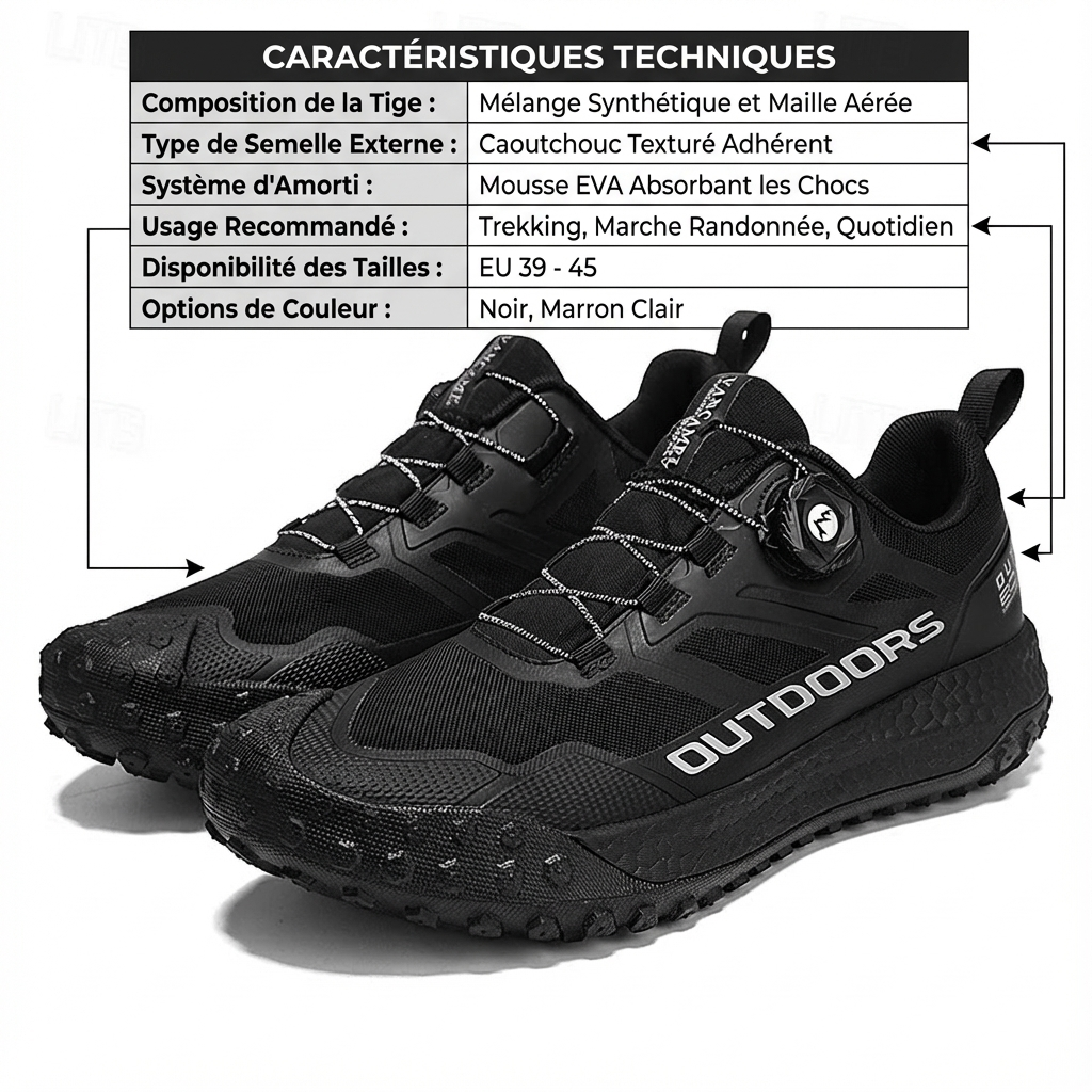 Marcherelle™ – Scarpe da Trekking Leggere e Antiscivolo