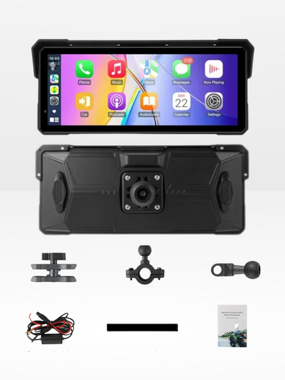 Schermo GPS Moto Impermeabile e Universale per CarPlay