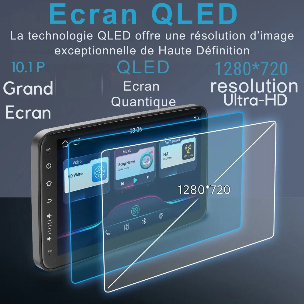 Schermo Auto Portatile Bluetooth con Poggiatesta