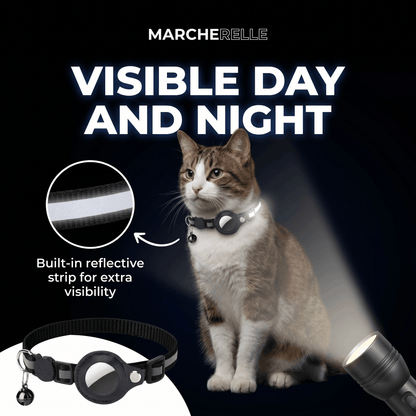 Macherelle™ – Collare GPS per Gatti Senza Abbonamento | Compatibile con iOS e Android