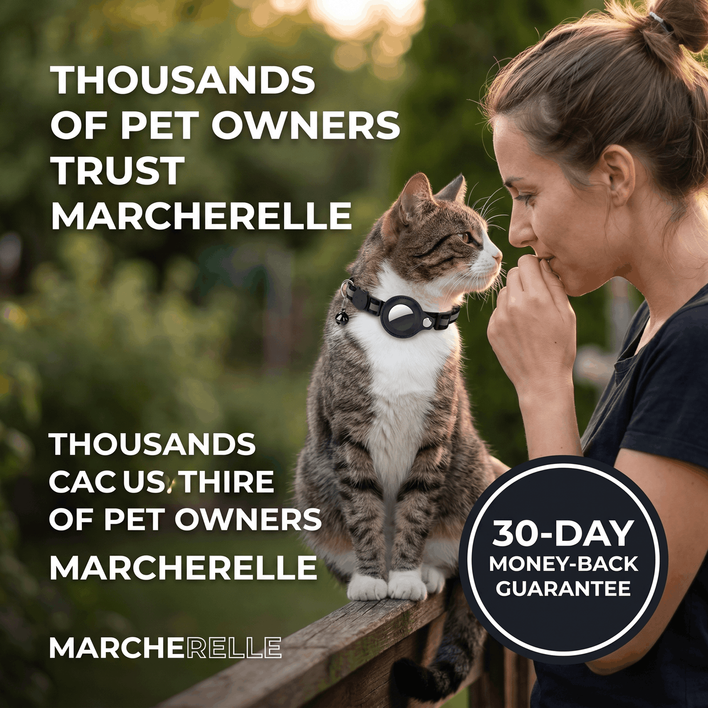 Macherelle™ – Collare GPS per Gatti Senza Abbonamento | Compatibile con iOS e Android
