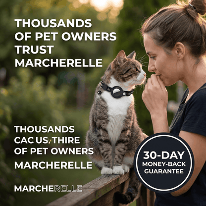 Macherelle™ – Collare GPS per Gatti Senza Abbonamento | Compatibile con iOS e Android