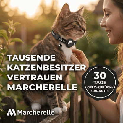 Macherelle™ – Collare GPS per Gatto Senza Abbonamento | Compatibile con iOS e Android