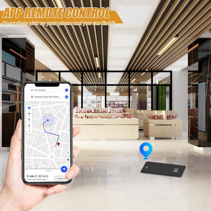 Marcherelle™ – Carta di Monitoraggio Portafoglio Ricaricabile, Compatibile con Apple Find My