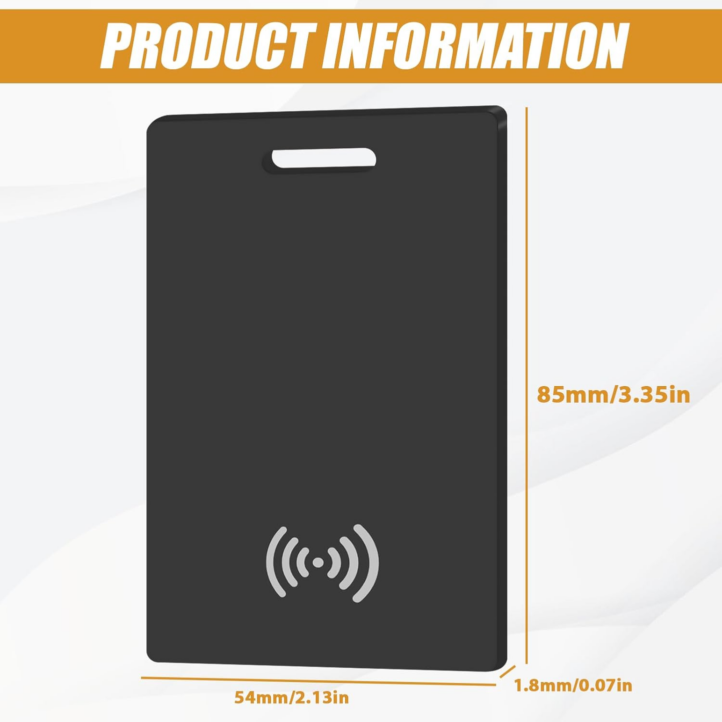 Marcherelle™ – Carta di Monitoraggio Portafoglio Ricaricabile, Compatibile con Apple Find My