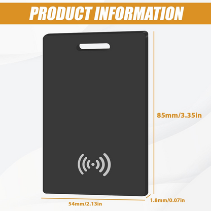 Marcherelle™ – Carta di Monitoraggio Portafoglio Ricaricabile, Compatibile con Apple Find My