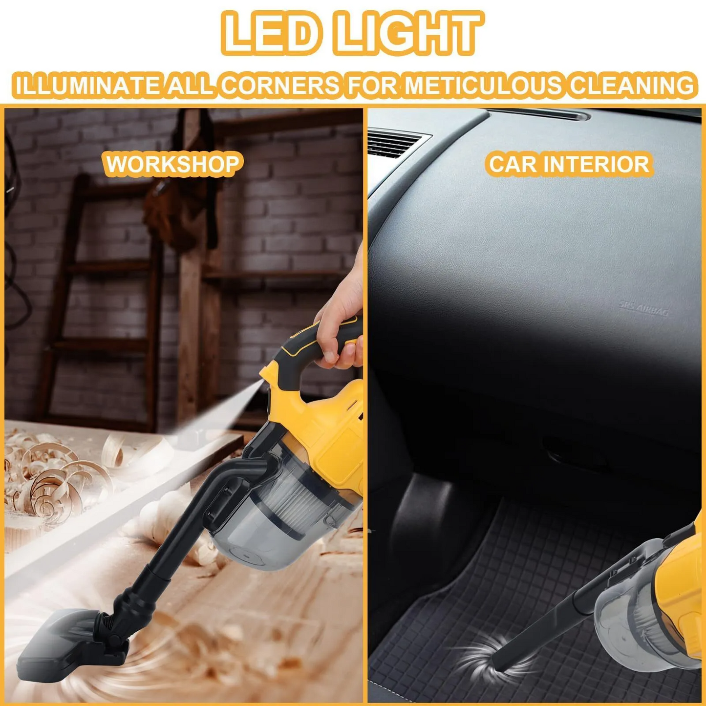 Marcherelle™ – Aspirapolvere Senza Fili Potente per Pulizia Polivalente