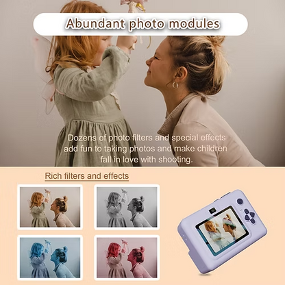 Marcherelle™ – Fotocamera per Bambini con Stampa Istantanea Creativa