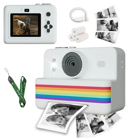 Marcherelle™ – Fotocamera per Bambini con Stampa Istantanea Creativa