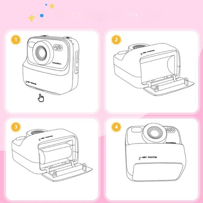 Marcherelle™ – Fotocamera Istantanea per Bambini per Momenti Creativi