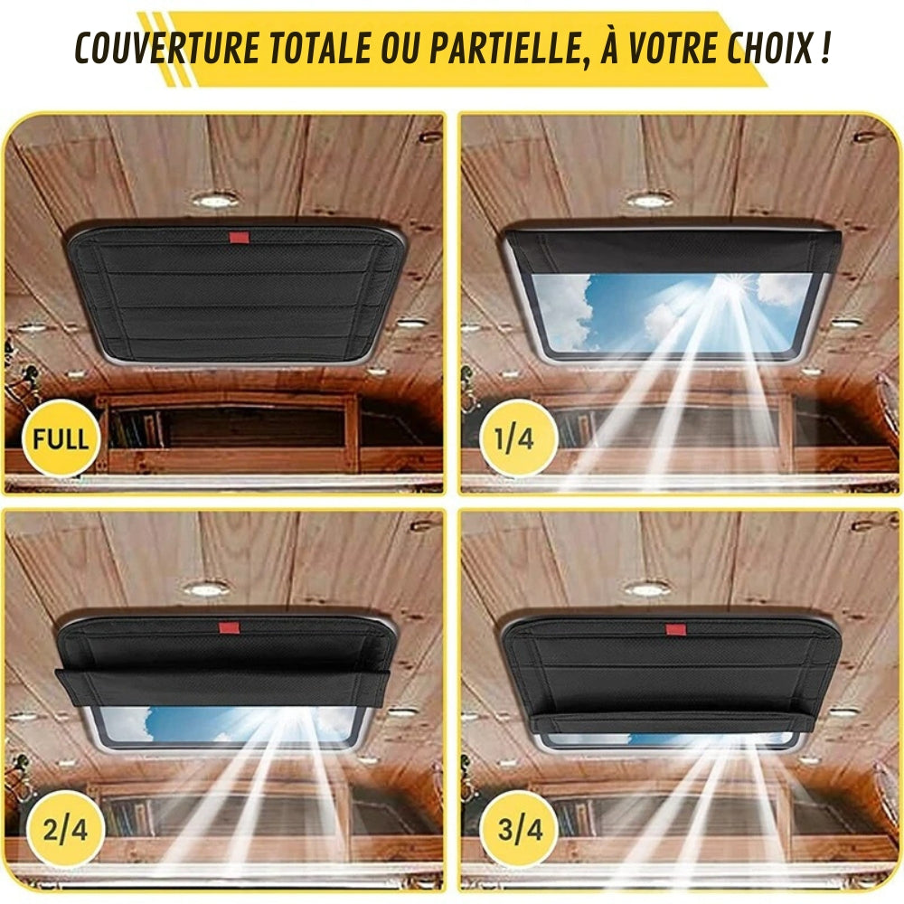 Tenda per finestra caravan arrotolabile ed elegante