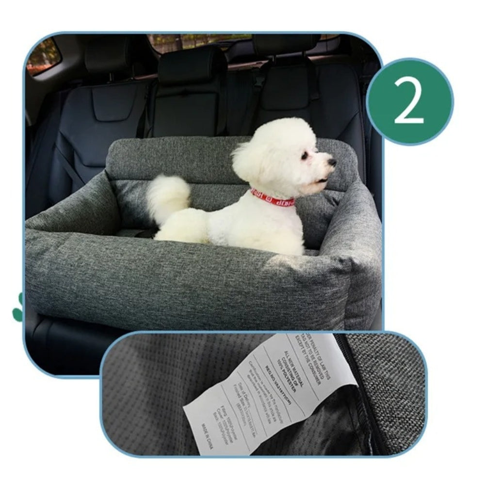Seggiolino Auto per Cani Confortevole e Sicuro