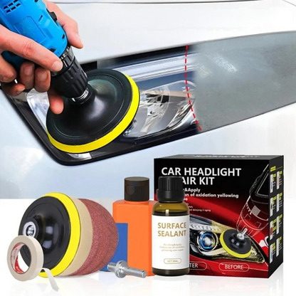 Kit di Riparazione Fari per Auto, Rinnovamento Rapido e Facile