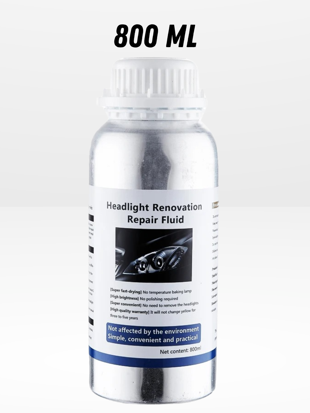 Liquido Riparatore per Fari Auto Rapido ed Efficace