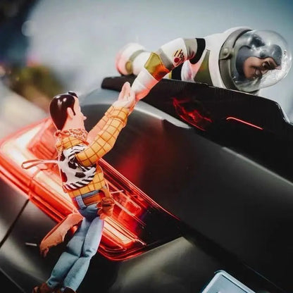 Giocattolo Peluche Disney Woody e Buzz da Appendere per Auto