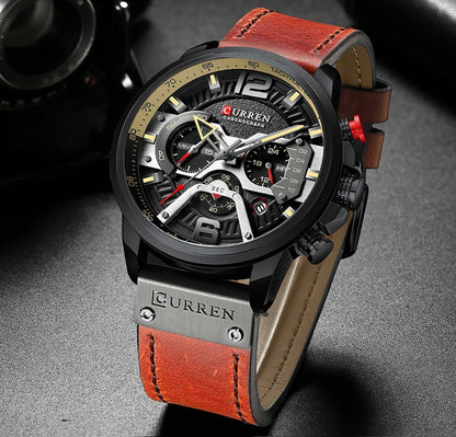 Orologio da polso uomo elegante design di lusso