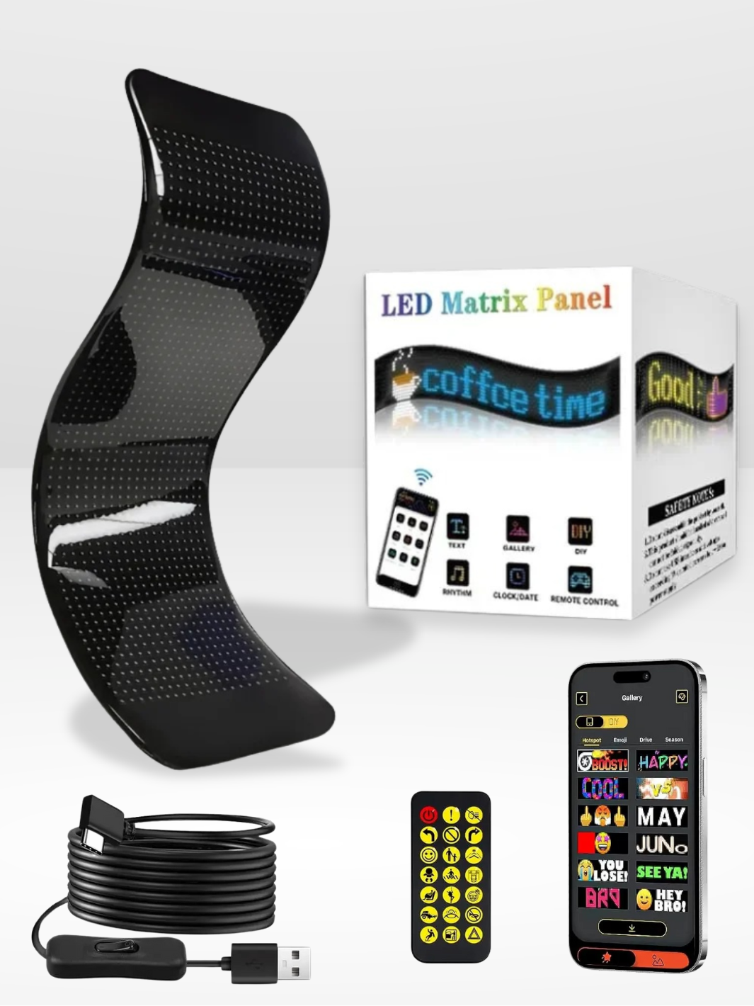 Pannello LED Auto Personalizzabile e Regolabile