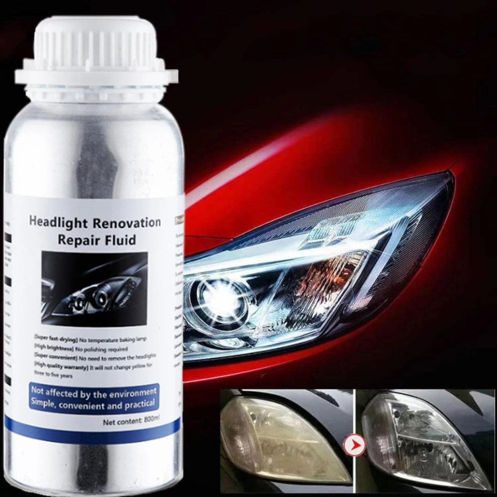 Liquido Riparatore per Fari Auto Rapido ed Efficace