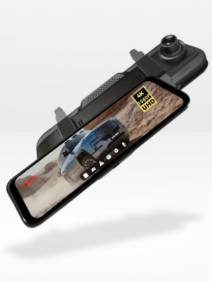 Specchietto Retrovisore con Telecamera 4K Anteriore/Posteriore con CarPlay e Registrazione