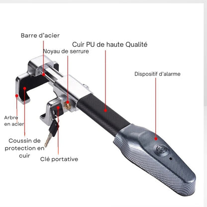 Bastone di sicurezza con allarme antifurto per auto