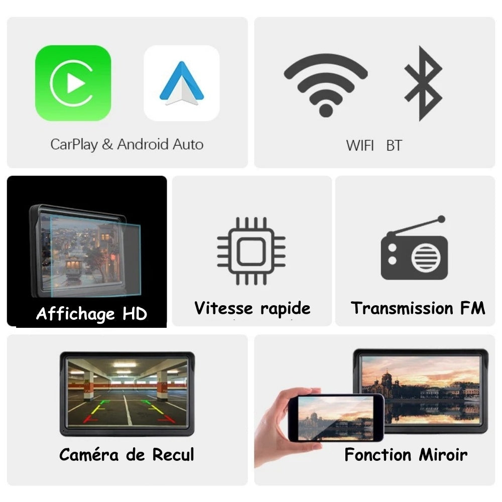 Schermo GPS Carplay per Auto con Navigazione