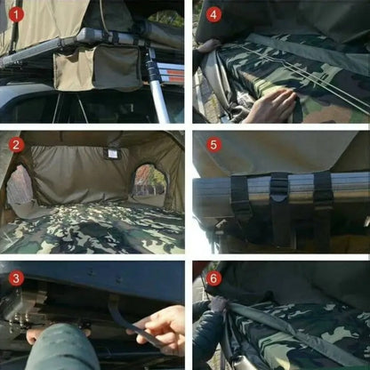 Tenda da Tetto per Famiglie con Ampio Spazio