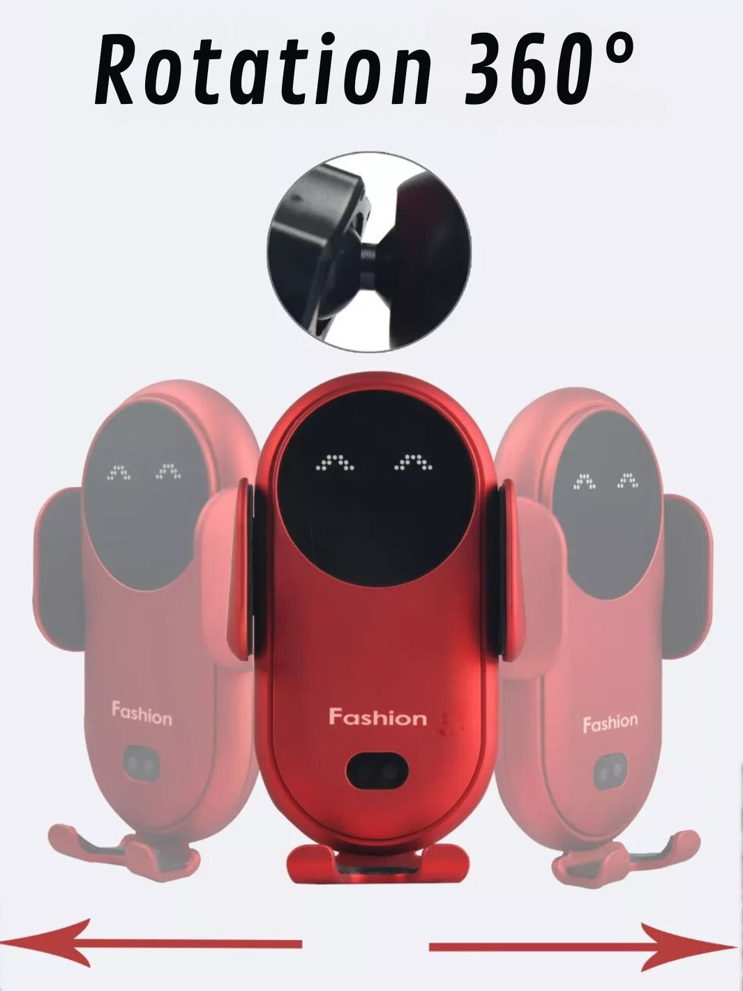 Supporto Telefono Auto Caricatore Wireless