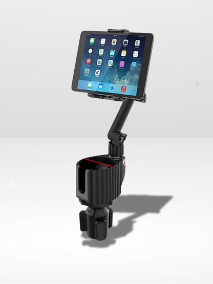 Supporto telefono auto con portabicchiere pratico