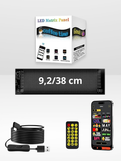 Pannello LED Auto Personalizzabile e Regolabile