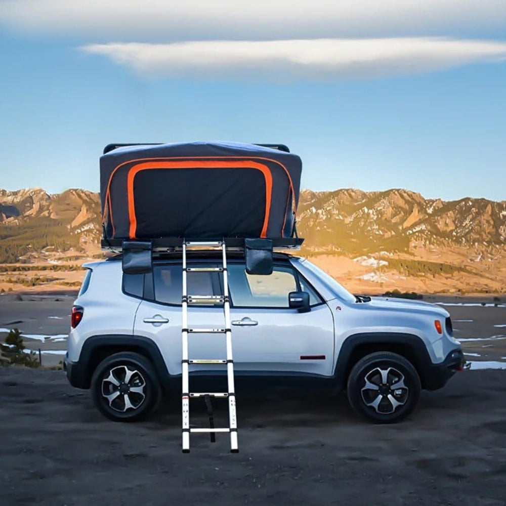 Tenda da Tetto 2 Posti per Auto con Chiusura Rigida