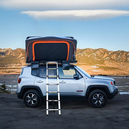 Tenda da Tetto 2 Posti per Auto con Chiusura Rigida