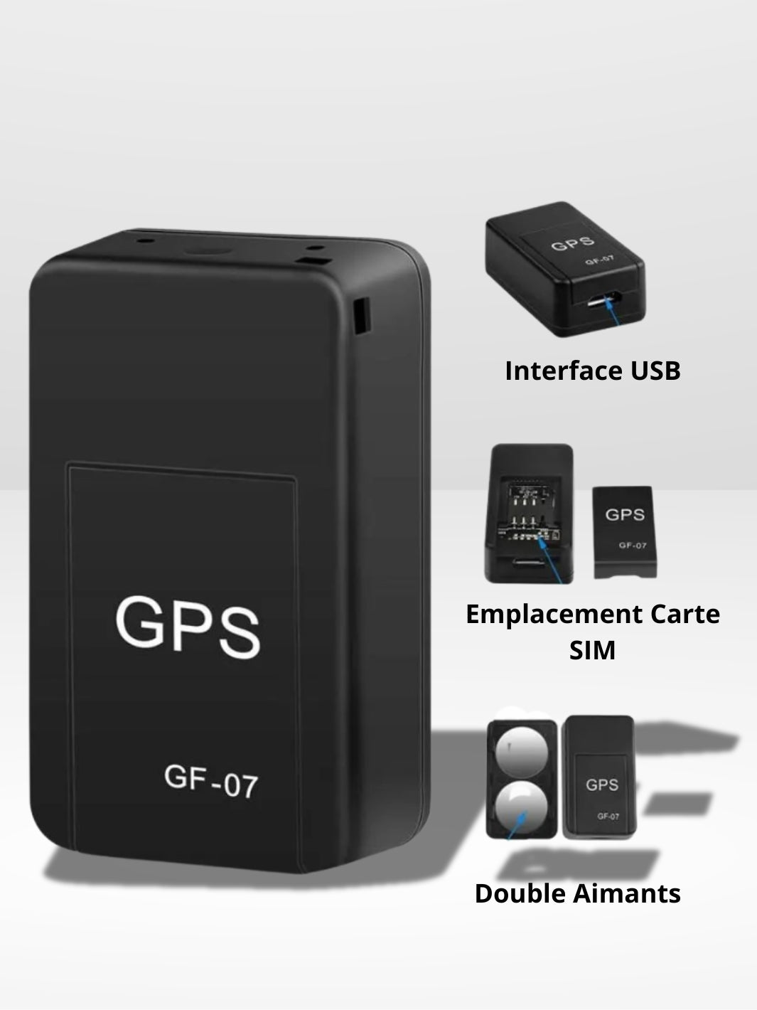 Localizzatore GPS Mini Magnetico Antifurto per Veicoli e Oggetti